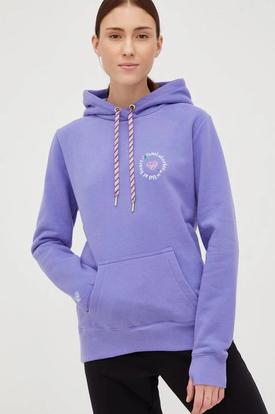 Γυναικεία Χωρίς φερμουάρ Μπλούζα Femi Stories Tomma μοβ, με κουκούλα 3 Γυναικεία Χωρίς φερμουάρ Μπλούζα Femi Stories Tomma μοβ, με κουκούλα