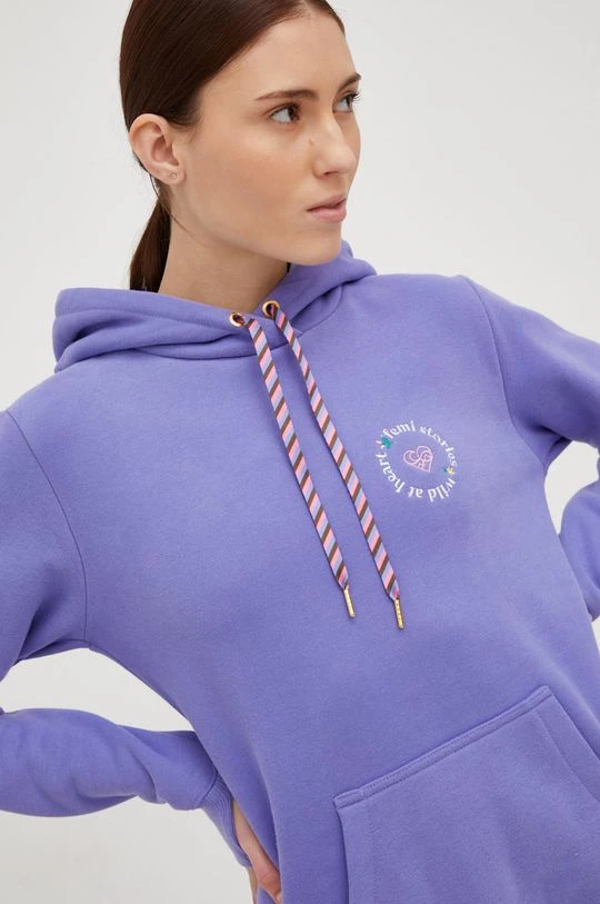 Γυναικεία Χωρίς φερμουάρ Μπλούζα Femi Stories Tomma μοβ, με κουκούλα 4 Γυναικεία Χωρίς φερμουάρ Μπλούζα Femi Stories Tomma μοβ, με κουκούλα - Image 2