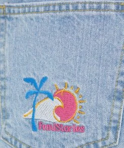 Γυναικεία Σορτς Τζιν σορτς Femi Stories ανοιχτό μπλε -Femi Stories Εκπτώσεις unnamed file 1078