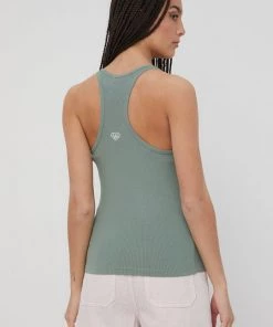 Γυναικεία Αμάνικος Top Femi Stories χρώμα: τιρκουάζ