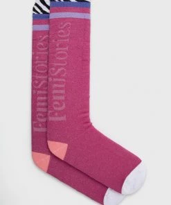 Γυναικεία Κάλτσες Femi Stories χρώμα: μοβ