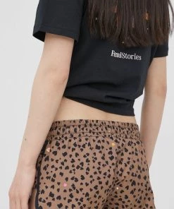 Γυναικεία Σορτς Femi Stories καφέ, -Femi Stories Εκπτώσεις unnamed file 1149