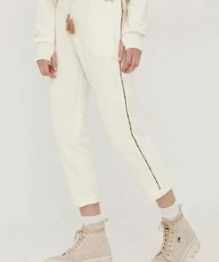 Γυναικεία Παντελόνια φόρμας Παντελόνι φόρμας Femi Stories χρώμα: μπεζ