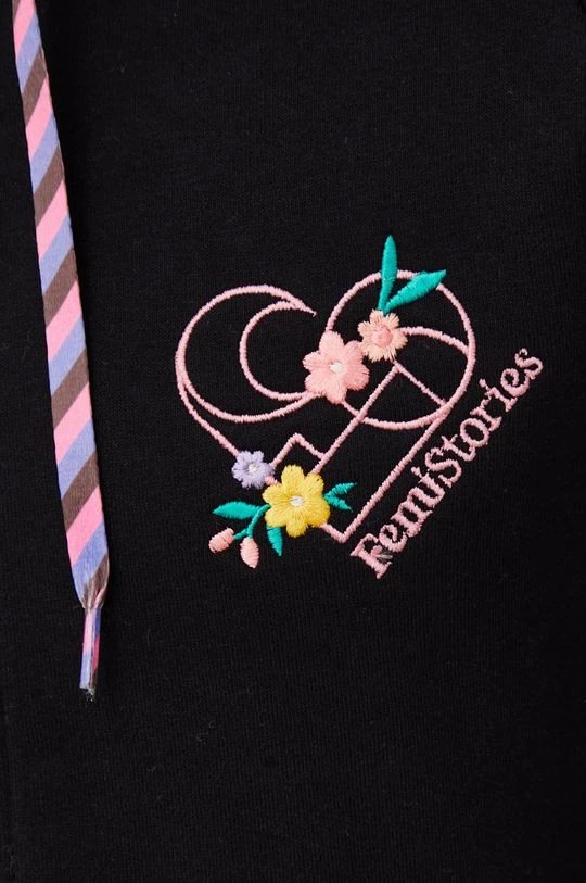 Γυναικεία Με φερμουάρ Μπλούζα Femi Stories Tito μαύρο, με κουκούλα 8 Γυναικεία Με φερμουάρ Μπλούζα Femi Stories Tito μαύρο, με κουκούλα - Image 6