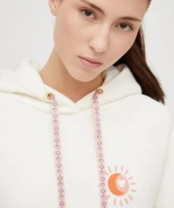 Γυναικεία Χωρίς φερμουάρ Μπλούζα Femi Stories Frida μπεζ, με κουκούλα -Femi Stories Εκπτώσεις unnamed file 127