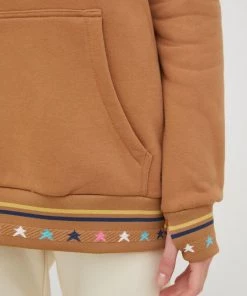 Γυναικεία Χωρίς φερμουάρ Μπλούζα Femi Stories Till καφέ, με κουκούλα -Femi Stories Εκπτώσεις unnamed file 137