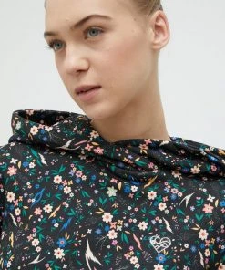 Γυναικεία Χωρίς φερμουάρ Μπλούζα Femi Stories μαύρο, με κουκούλα -Femi Stories Εκπτώσεις unnamed file 151