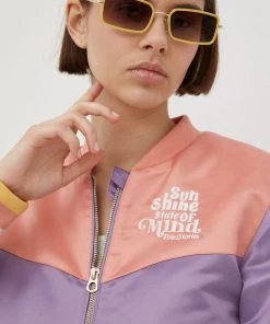 Γυναικεία Κοντά μπουφάν Μπουφάν Bomber Femi Stories χρώμα: μοβ -Femi Stories Εκπτώσεις unnamed file 161