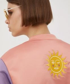 Γυναικεία Κοντά μπουφάν Μπουφάν Bomber Femi Stories χρώμα: μοβ -Femi Stories Εκπτώσεις unnamed file 162