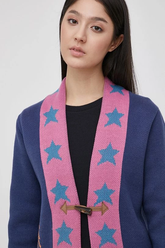 Γυναικεία Με φερμουάρ Πλεκτή ζακέτα Femi Stories χρώμα: ναυτικό μπλε 6 Γυναικεία Με φερμουάρ Πλεκτή ζακέτα Femi Stories χρώμα: ναυτικό μπλε - Image 4