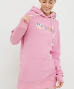 Γυναικεία Χωρίς φερμουάρ Μπλούζα Femi Stories Till ροζ, με κουκούλα -Femi Stories Εκπτώσεις unnamed file 182