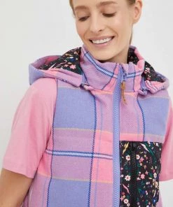 Γυναικεία Γιλέκα Αμάνικο μπουφάν Femi Stories Robin ροζ -Femi Stories Εκπτώσεις unnamed file 19