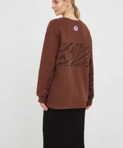 Γυναικεία Χωρίς φερμουάρ Μπλούζα Femi Stories καφέ, -Femi Stories Εκπτώσεις unnamed file 203