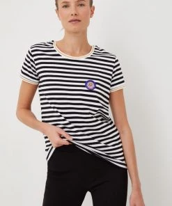 Γυναικεία Κοντομάνικο Μπλουζάκι Femi Stories Una μαύρο