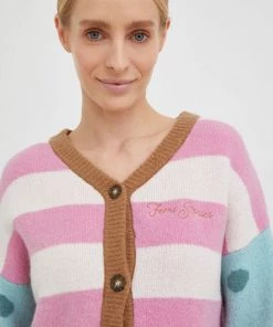 Γυναικεία Με φερμουάρ Ζακέτα από μίγμα μαλλιού Femi Stories πολύχρωμο -Femi Stories Εκπτώσεις unnamed file 25