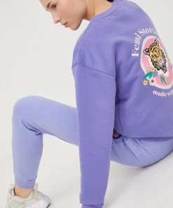 Γυναικεία Παντελόνια φόρμας Παντελόνι φόρμας Femi Stories Servi μοβ -Femi Stories Εκπτώσεις unnamed file 266