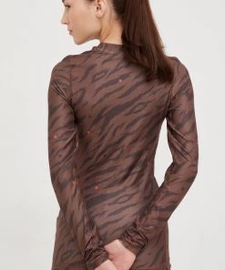 Γυναικεία Λειτουργικά εσώρουχα Λειτουργικό μακρυμάνικο πουκάμισο Femi Stories καφέ -Femi Stories Εκπτώσεις unnamed file 288