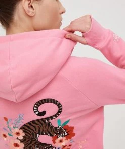 Γυναικεία Με φερμουάρ Μπλούζα Femi Stories Andel ροζ, με κουκούλα -Femi Stories Εκπτώσεις unnamed file 300