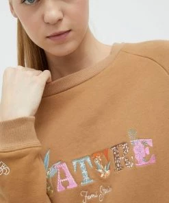 Γυναικεία Χωρίς φερμουάρ Μπλούζα Femi Stories καφέ, -Femi Stories Εκπτώσεις unnamed file 306