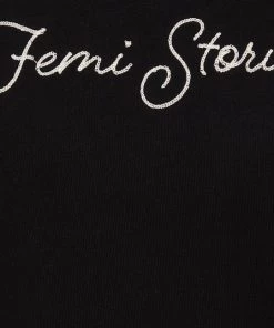Γυναικεία Χωρίς φερμουάρ Βαμβακερή μπλούζα Femi Stories χρώμα: μαύρο, -Femi Stories Εκπτώσεις unnamed file 320