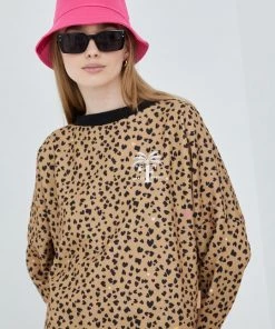 Γυναικεία Χωρίς φερμουάρ Μπλούζα Femi Stories καφέ -Femi Stories Εκπτώσεις unnamed file 344