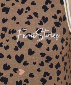 Γυναικεία Φορέματα Φόρεμα Femi Stories καφέ, -Femi Stories Εκπτώσεις unnamed file 356