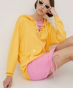 Γυναικεία Χωρίς φερμουάρ Βαμβακερή μπλούζα Femi Stories χρώμα: κίτρινο