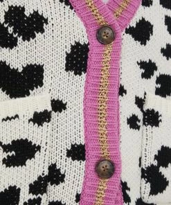 Γυναικεία Με φερμουάρ Πλεκτή ζακέτα Femi Stories χρώμα: άσπρο -Femi Stories Εκπτώσεις unnamed file 376