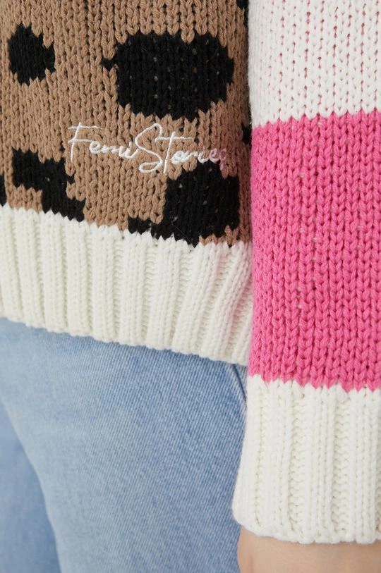 Γυναικεία Με φερμουάρ Πλεκτή ζακέτα Femi Stories χρώμα: καφέ 8 Γυναικεία Με φερμουάρ Πλεκτή ζακέτα Femi Stories χρώμα: καφέ - Image 6