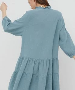 Γυναικεία Φορέματα Βαμβακερό φόρεμα Femi Stories μπλε -Femi Stories Εκπτώσεις unnamed file 390