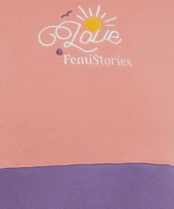 Γυναικεία Χωρίς φερμουάρ Μπλούζα Femi Stories χρώμα: μοβ -Femi Stories Εκπτώσεις unnamed file 414