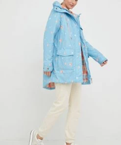 Γυναικεία Μακριά μπουφάν Μπουφάν Femi Stories μπλε -Femi Stories Εκπτώσεις unnamed file 42