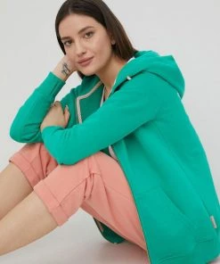 Γυναικεία Με φερμουάρ Μπλούζα Femi Stories χρώμα: πράσινο -Femi Stories Εκπτώσεις unnamed file 429