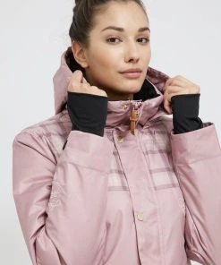 Γυναικεία Μακριά μπουφάν Μπουφάν Femi Stories ροζ -Femi Stories Εκπτώσεις unnamed file 445