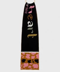 Γυναικεία Κασκόλ Μαντήλι από μείγμα μαλλιού Femi Stories καφέ