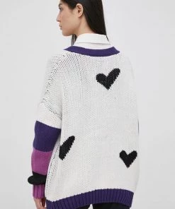 Γυναικεία Με φερμουάρ Πλεκτή ζακέτα Femi Stories χρώμα: κρεμ -Femi Stories Εκπτώσεις unnamed file 467