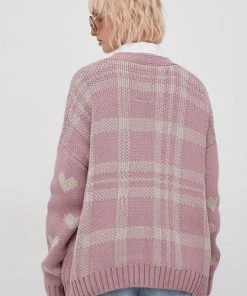 Γυναικεία Με φερμουάρ Πλεκτή ζακέτα Femi Stories χρώμα: ροζ -Femi Stories Εκπτώσεις unnamed file 478