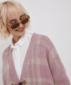 Γυναικεία Με φερμουάρ Πλεκτή ζακέτα Femi Stories χρώμα: ροζ -Femi Stories Εκπτώσεις unnamed file 480