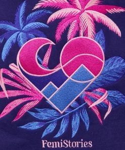 Γυναικεία Χωρίς φερμουάρ Βαμβακερή μπλούζα Femi Stories χρώμα: μοβ -Femi Stories Εκπτώσεις unnamed file 485