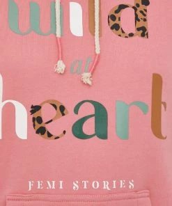 Γυναικεία Χωρίς φερμουάρ Βαμβακερή μπλούζα Femi Stories χρώμα: ροζ -Femi Stories Εκπτώσεις unnamed file 491