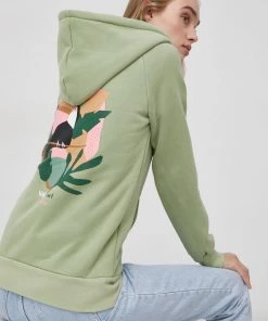 Γυναικεία Με φερμουάρ Μπλούζα Femi Stories χρώμα: μπεζ