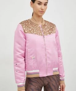 Γυναικεία Κοντά μπουφάν Μπουφάν Bomber Femi Stories Hana χρώμα: ροζ -Femi Stories Εκπτώσεις unnamed file 510