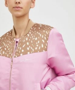 Γυναικεία Κοντά μπουφάν Μπουφάν Bomber Femi Stories Hana χρώμα: ροζ -Femi Stories Εκπτώσεις unnamed file 511