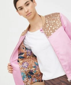 Γυναικεία Κοντά μπουφάν Μπουφάν Bomber Femi Stories Hana χρώμα: ροζ -Femi Stories Εκπτώσεις unnamed file 513