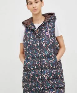 Γυναικεία Γιλέκα Αμάνικο μπουφάν Femi Stories Jasmin μαύρο