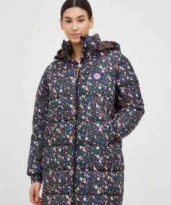 Γυναικεία Μακριά μπουφάν Μπουφάν Femi Stories Daphne μαύρο