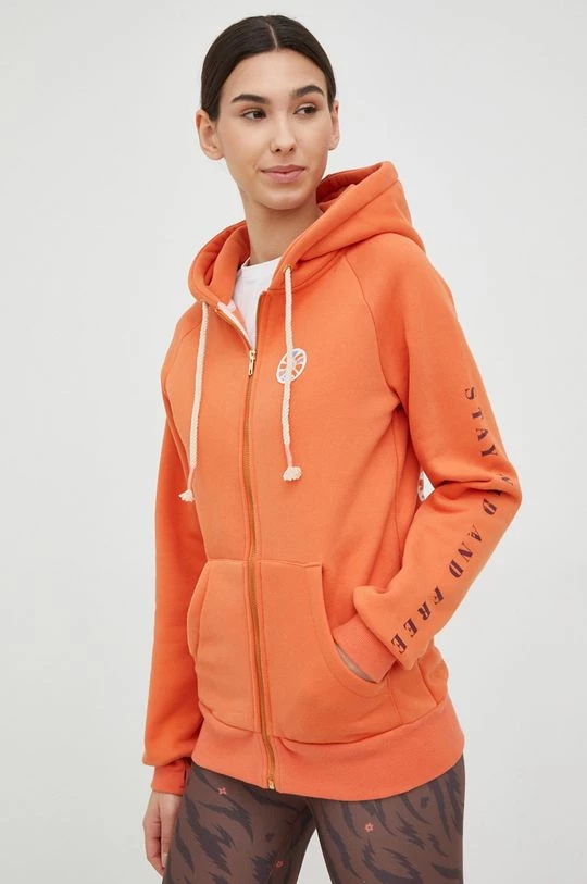 Γυναικεία Με φερμουάρ Μπλούζα Femi Stories Andel πορτοκαλί, με κουκούλα 5 Γυναικεία Με φερμουάρ Μπλούζα Femi Stories Andel πορτοκαλί, με κουκούλα - Image 3