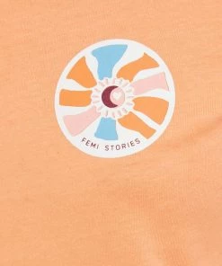 Γυναικεία Μακρυμάνικο Βαμβακερή μπλούζα με μακριά μανίκια Femi Stories Boyfriend πορτοκαλί -Femi Stories Εκπτώσεις unnamed file 610
