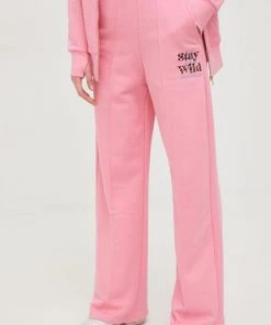 Γυναικεία Παντελόνια φόρμας Παντελόνι φόρμας Femi Stories Flare ροζ