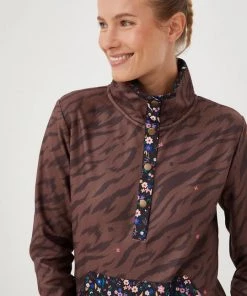 Γυναικεία Χωρίς φερμουάρ Μπλούζα Femi Stories Sudar καφέ -Femi Stories Εκπτώσεις unnamed file 62